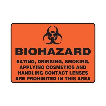 Accuform Safety Sign, MBHZ510VP MBHZ510VP